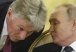 El portavoz del Kremlin, Dmitri Peskov junto a Vladimir Putin