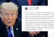 Donald Trump durante una comparecencia