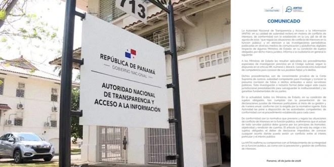 Competencias de la ANTAI respecto a Ministros de Estado