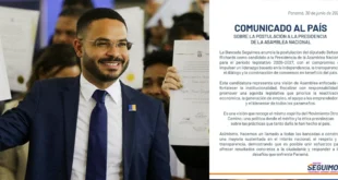 Postulación de Betserai Richards a la Presidencia de la Asamblea Nacional de Panamá