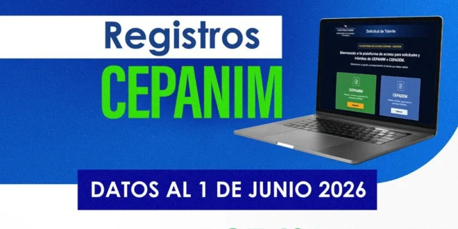 El MEF informó que 268,874 personas ya se han inscrito en el registro CEPANIM, equivalente al 65.1% de la meta