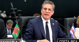 Canciller Manuel Tovar durante su intervención en la Asamblea General de la OEA