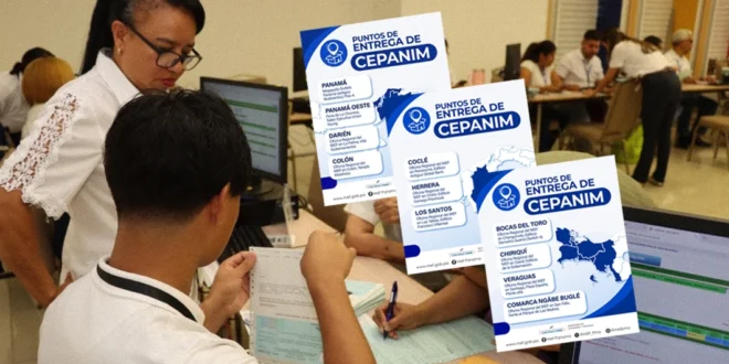 Entrega de CEPANIM en las provincias de Panamá