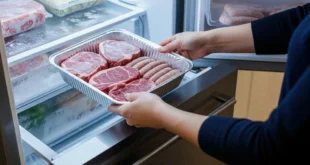 Seguridad alimentaria al descongelar carne