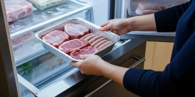 Seguridad alimentaria al descongelar carne
