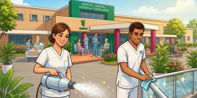Hombres de Blanco: Higiene Extrema en Hospitales