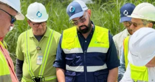 Inspección de obras de agua potable del Idaan en Chilibre con tuberías de hierro dúctil
