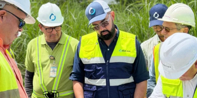 Inspección de obras de agua potable del Idaan en Chilibre con tuberías de hierro dúctil