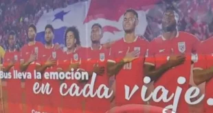 Lanzamiento de buses mundialistas de MiBus y servicio gratuito para el partido Panamá vs. República Dominicana