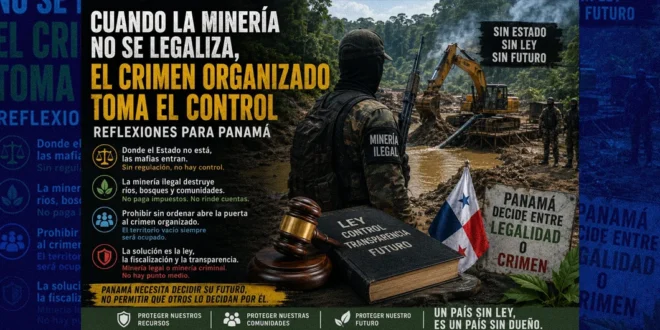 La relación entre la minería ilegal y el crimen organizado