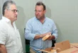 Ministro Orillac inspeccionando las instalaciones de almacenamiento y conservación de alimentos en la Tienda del Pueblo del IMA