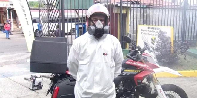 Estrategia de fumigación contra el dengue del MINSA en San Miguelito