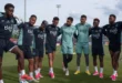 Jugadores de la selección de Panamá entrenando en el Centennial Park de Toronto para el Mundial 2026