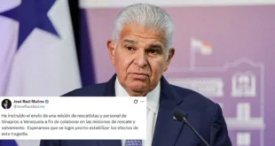 Envío de ayuda humanitaria de Panamá a Venezuela por el Presidente Mulino
