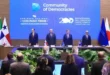 Intervención del Presidente Mulino en la Comunidad de las Democracias