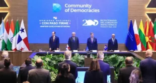 Intervención del Presidente Mulino en la Comunidad de las Democracias