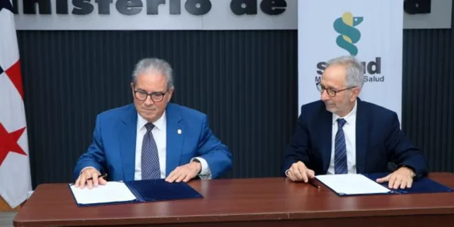 Firma del acuerdo de cooperación entre el Ministerio de Salud de Panamá y autoridades sanitarias catalanas