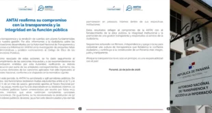 Sanciones de la ANTAI a servidores públicos en Panamá