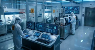 Laboratorio biotecnológico con medidas de alta seguridad y control de datos