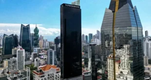 Edificios financieros en la Ciudad de Panamá que representan el Centro Bancario Internacional