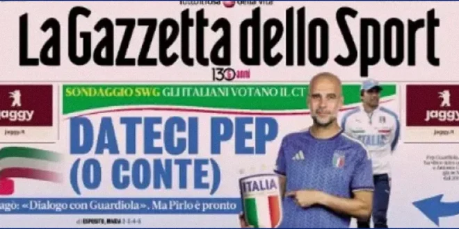 Negociaciones entre la FIGC y Pep Guardiola