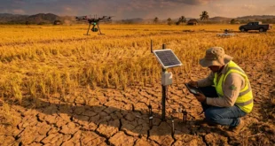Campo de arroz en Panamá bajo vigilancia técnica ante el fenómeno de El Niño