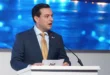 El embajador Kevin Marino Cabrera durante el anuncio de la Agenda Nacional de Tecnologías Avanzadas