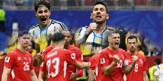 Resultados de octavos de final del Mundial 2026: eliminación de Colombia ante Suiza y remontada histórica de Argentina frente a Egipto.