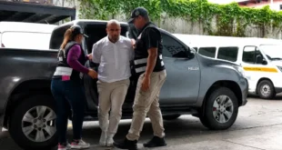 Noriel Araúz, exadministrador de la Autoridad Marítima de Panamá, en audiencia judicial.