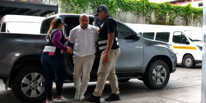 Noriel Araúz, exadministrador de la Autoridad Marítima de Panamá, en audiencia judicial.