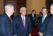 El Presidente Mulino durante una reunión diplomática en Perú