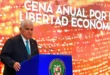 El Presidente José Raúl Mulino durante su intervención en la cena anual de APEDE.