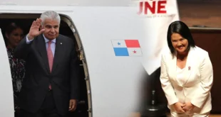 Viaje oficial del Presidente Mulino a Perú para la toma de posesión de Keiko Fujimori y relanzamiento del TLC bilateral.
