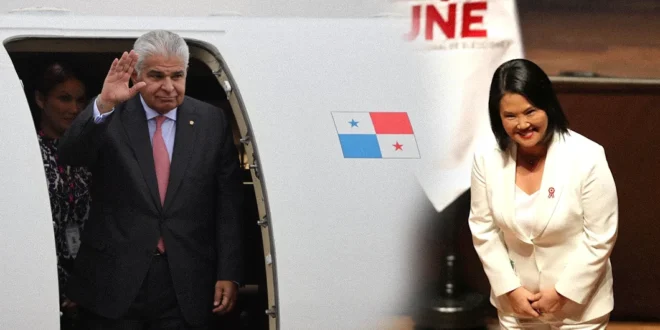Viaje oficial del Presidente Mulino a Perú para la toma de posesión de Keiko Fujimori y relanzamiento del TLC bilateral.