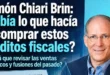 Implicación de Ramón Chiari Brin en la compra de créditos fiscales de BAC
