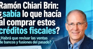 Implicación de Ramón Chiari Brin en la compra de créditos fiscales de BAC