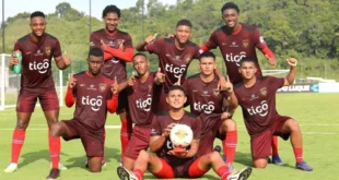 Entrenamiento de la selección de fútbol Sub-20 de Panamá en el CAR de Arraiján