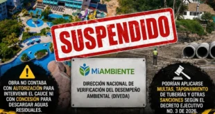 Suspensión de obras e investigación ambiental en el hotel Gran Evenia Bijao