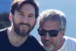Jorge Messi junto a su hijo Lionel Messi en una celebración familiar