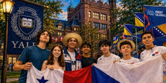 Lucas Castillo Degracia, estudiante panameño admitido en la Universidad de Yale con beca completa.