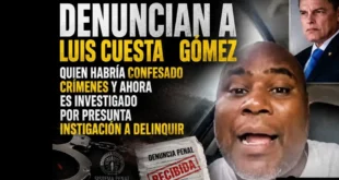 Denuncia penal contra Luis Cuesta Gómez por presunta instigación a delinquir
