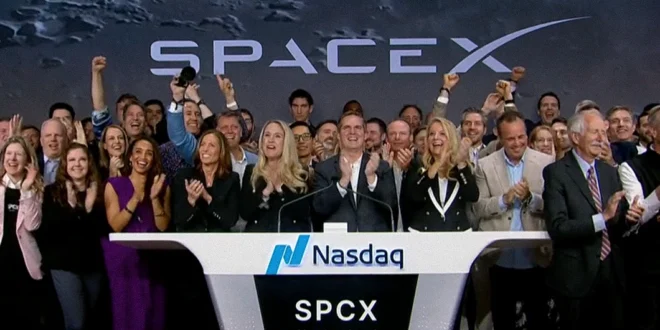 Impacto de la liberación de acciones de SpaceX en el mercado bursátil