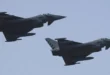 Cazas de la OTAN patrullando el espacio aéreo báltico cerca de la frontera de Letonia