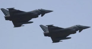 Cazas de la OTAN patrullando el espacio aéreo báltico cerca de la frontera de Letonia