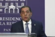 Ventura Vega Osorio, ministro de Educación de Panamá, durante su primera rueda de prensa oficial