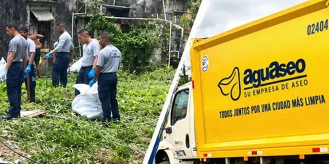 Alianza comunitaria entre Aguaseo Colón y la Policía Nacional para la limpieza y seguridad de Barrio Norte