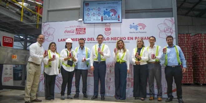 Adopción del sello Hecho en Panamá por Coca-Cola
