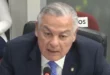 El contralor de la República de Panamá durante su comparecencia en la Asamblea Nacional explicando la suspensión de compra de autos.