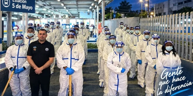 Hombres de Blanco y el mantenimiento nocturno del Metro de Panamá