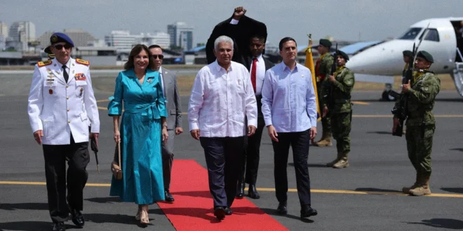 Encuentro bilateral entre José Raúl Mulino y Daniel Noboa en Ecuador